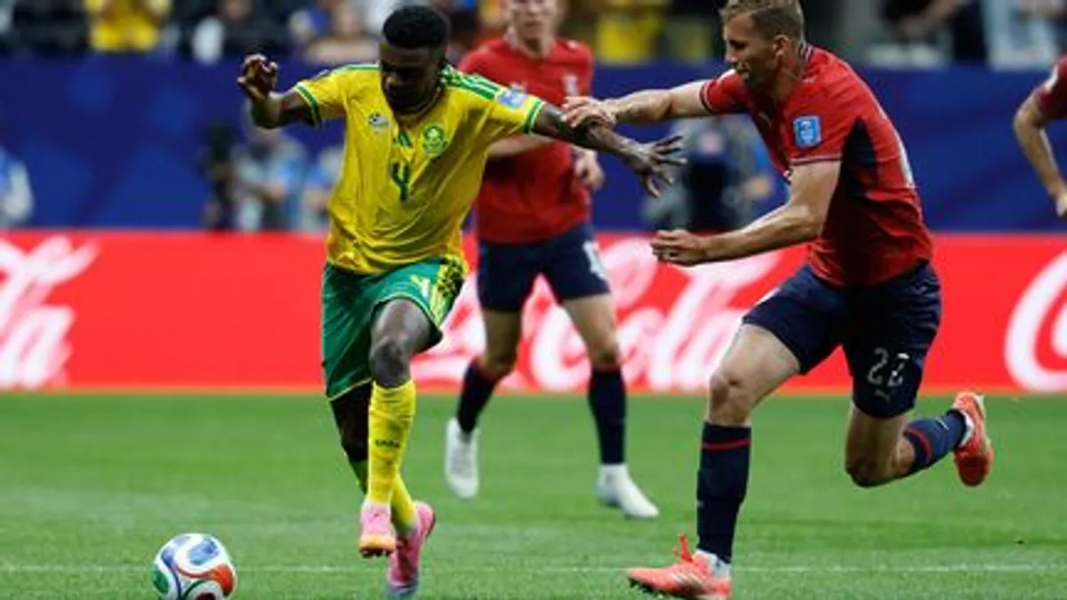 Coupe du monde 2026 : la Tchéquie frustrée par l'Afrique du Sud après avoir longtemps mené au score