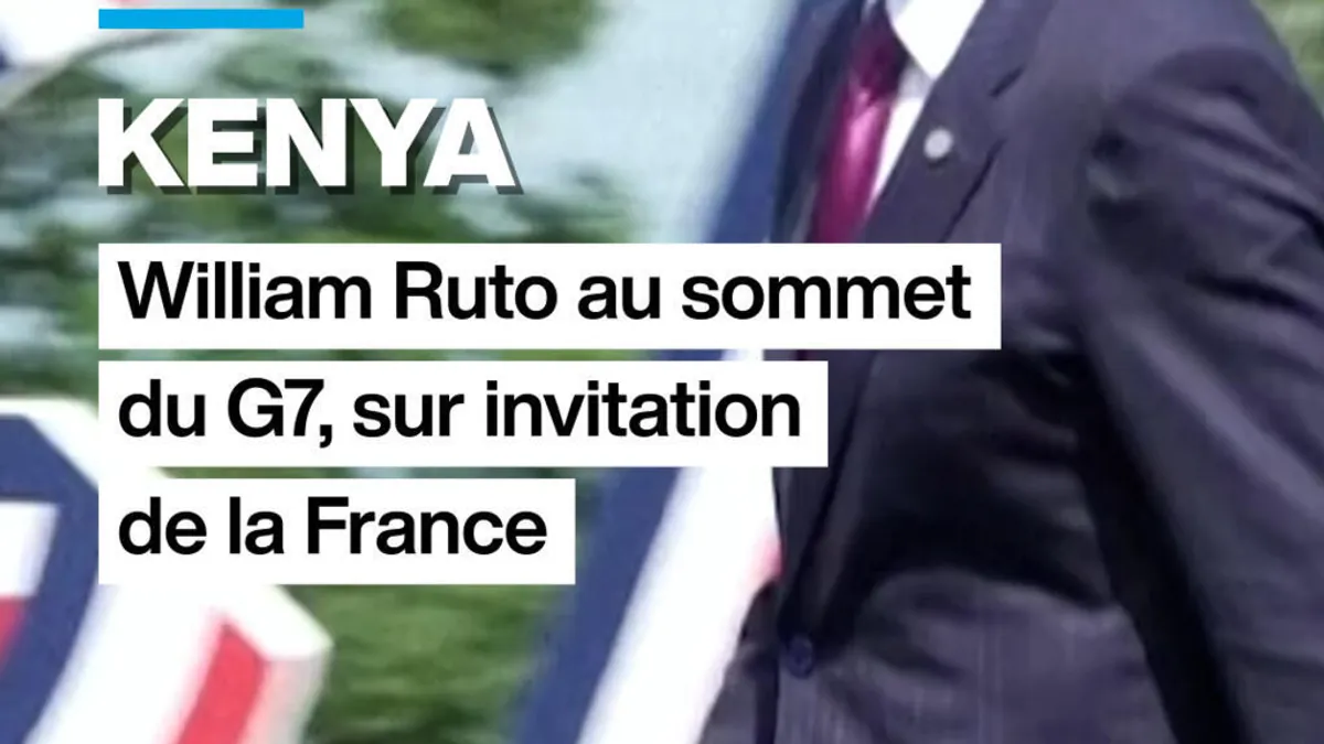 Kenya : le président William Ruto au sommet du G7 sur invitation de la France