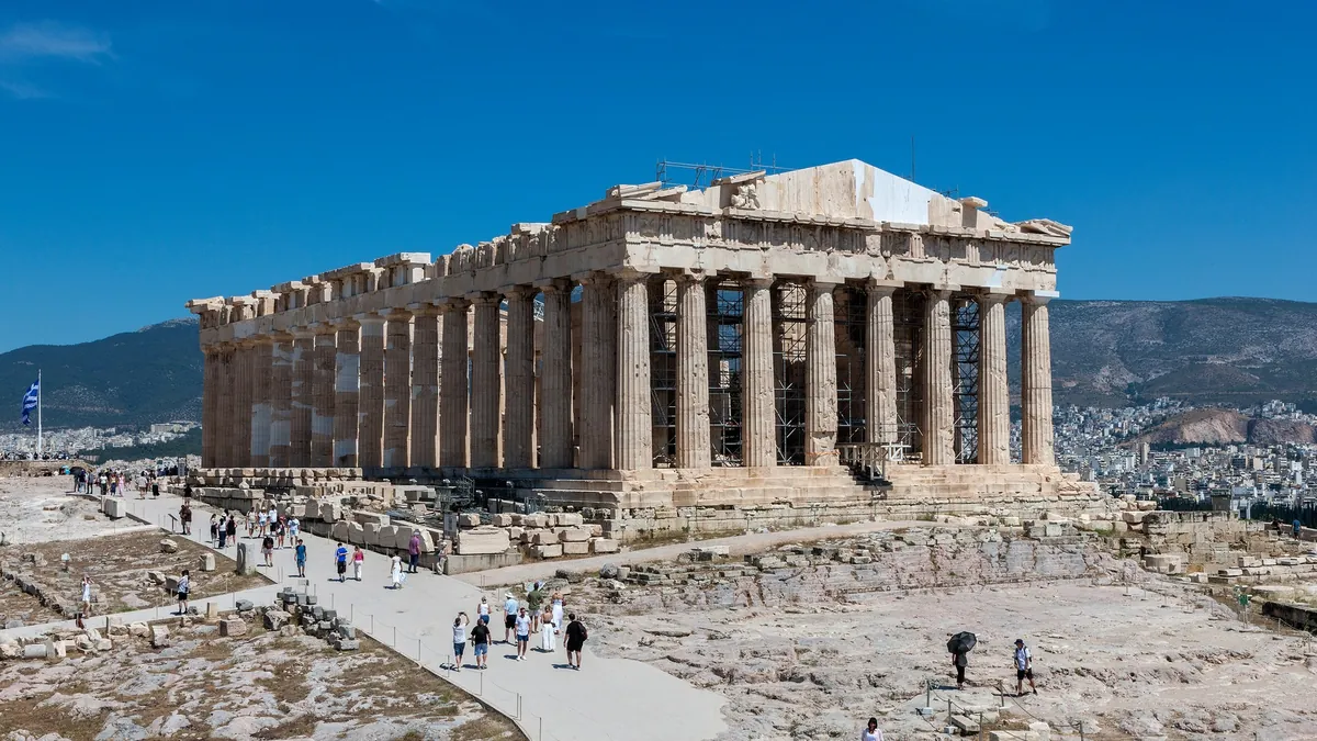 La Grèce achève la restauration de la façade ouest du Parthénon