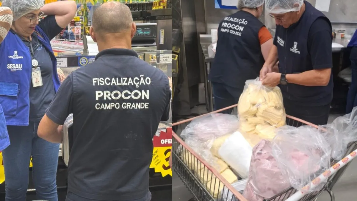 Fiscalização apreende 650 kg de carnes e frios irregulares em atacadista de Campo Grande