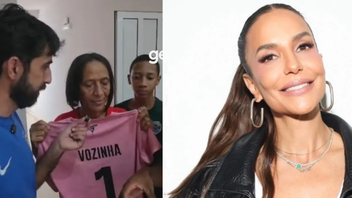 Ivete Sangalo manda recado para mãe do goleiro Vozinha: "Uma grande mãe gera grandes filhos"