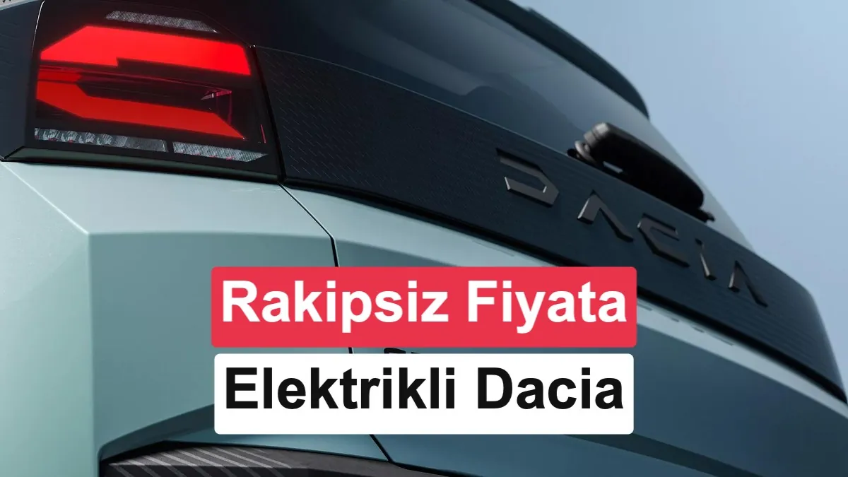 Dacia, uygun fiyatlı yeni elektrikli aracını açıkladı: Yeni Spring geliyor