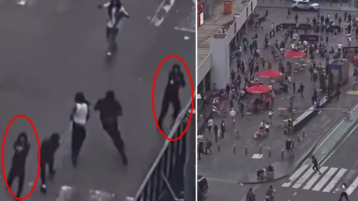 Times Meydanı’nda silah sesleri! Ortalık bir anda karıştı